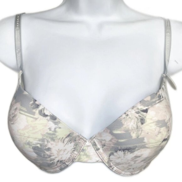 New, Danskin Intimates Soft Lift Push Up Bra, Pastel Floral - Picture 1 of 16